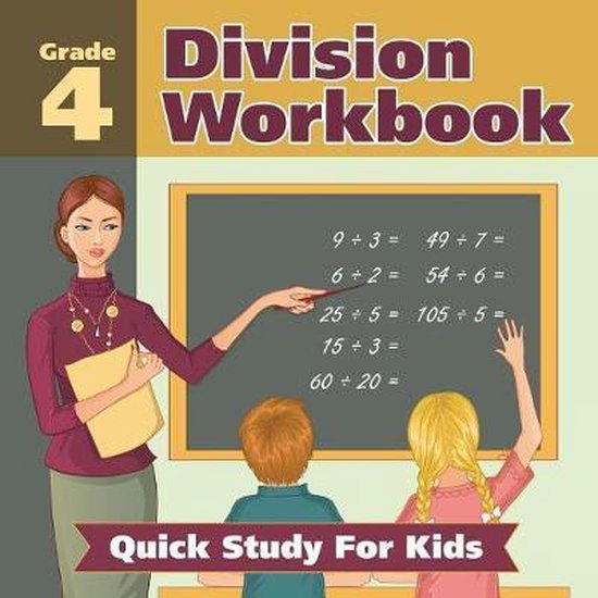Grade 4 Division Workbook - cover