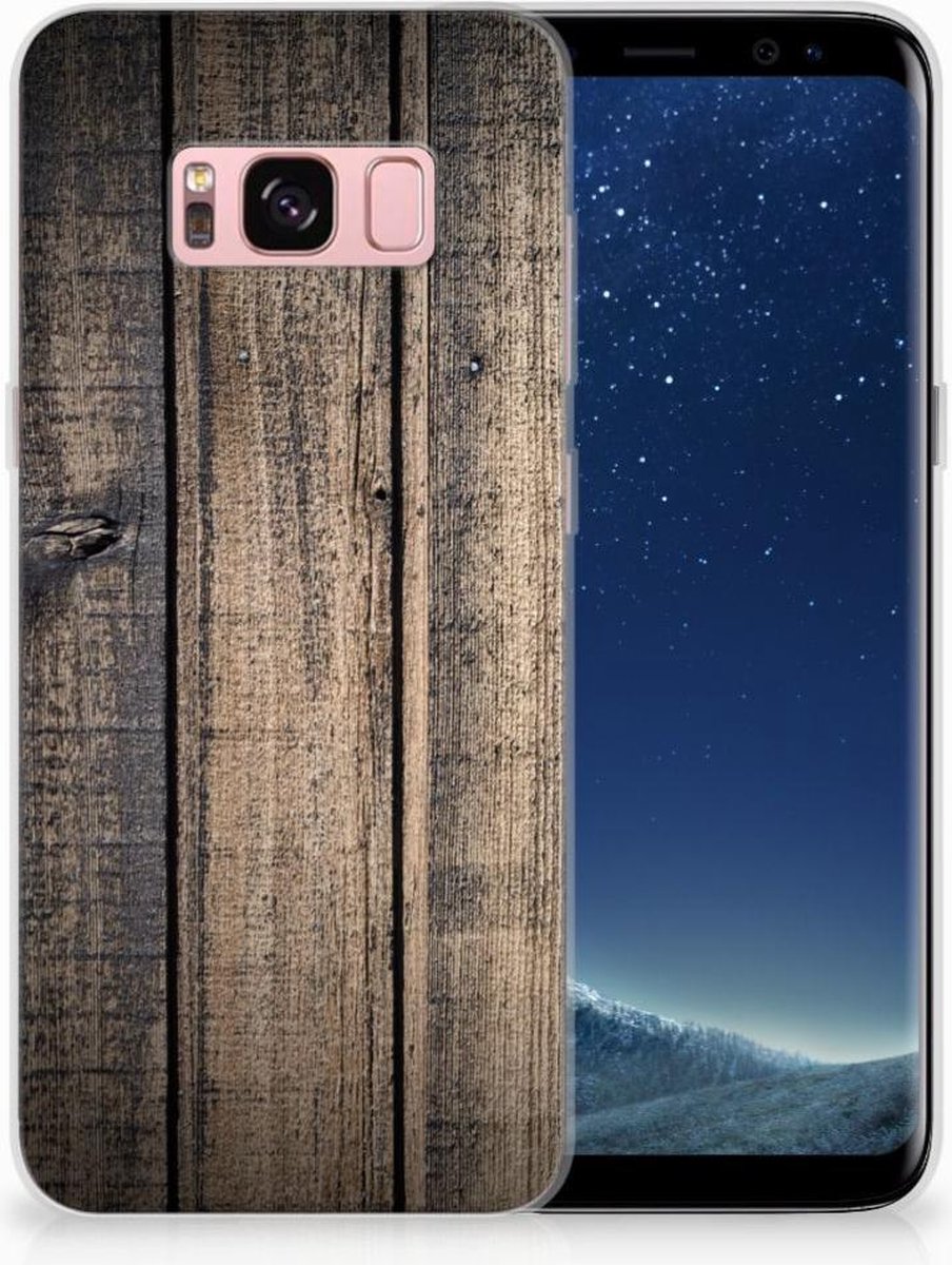 Samsung Galaxy S8 Bumper Hoesje Steigerhout