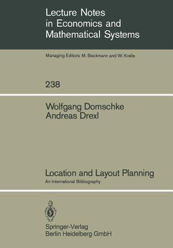 Location and Layout Planning - cover