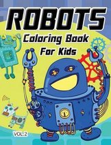 Robot Coloring Book for Kids Vol.2