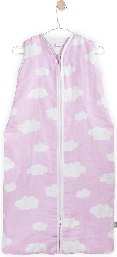 Jollein Clouds - Babyslaapzak Hydrofiel Zomer - 110 cm - Pink