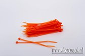 Kabelbinders/tyraps oranje. 610mm x 9.0 mm. 1x100 stuks + Kortpack pen (099.0326)