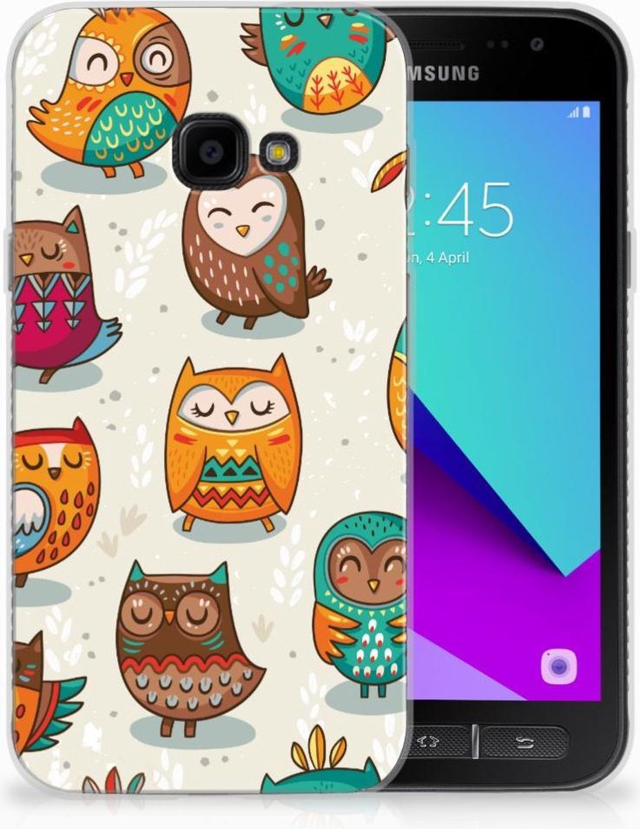 Samsung Galaxy Xcover 4 | Xcover 4s TPU Hoesje Vrolijke Uilen