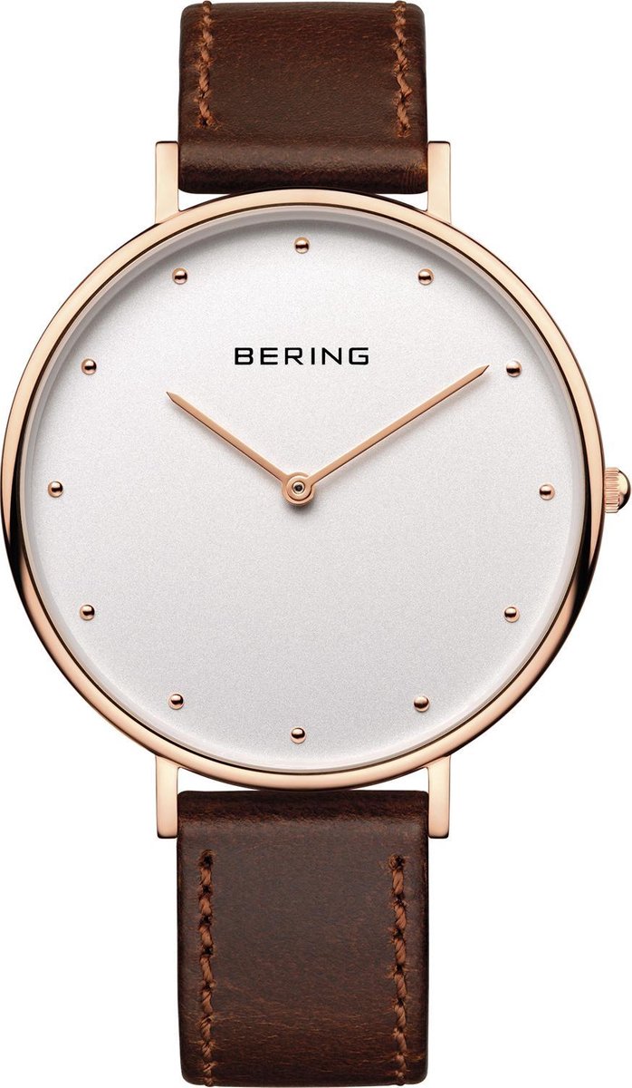 BERING 14839-564 - Horloge - Kalfsleer - Rosékleurig - Ø 39 mm