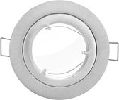 Verbatim LED Down Light Fitting IP44 Twist Lock Brushed Aluminium