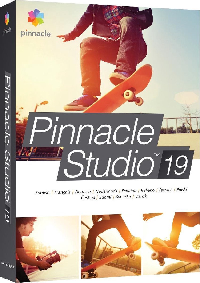 Pinnacle Studio 19 - Nederlands / Engels / Frans 