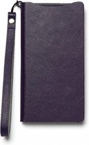 Zuiver leren Zenus hoesje voor Sony Xperia Z2 Prestige Minimal Diary - Paars