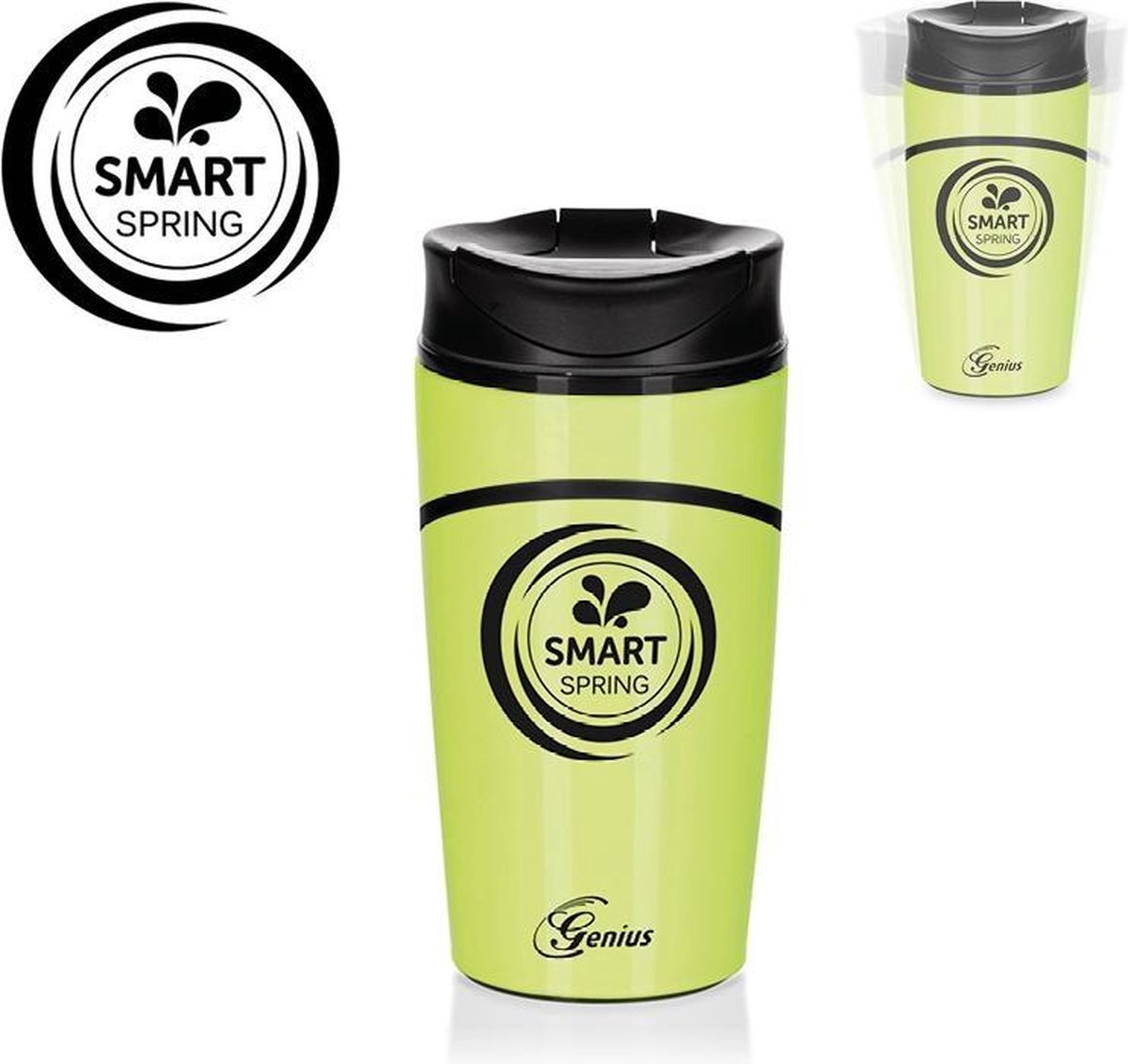 Smart Spring Mug 300 ML Drinkbeker Thermosbeker - Groen