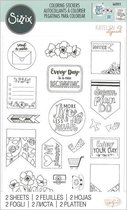 Sizzix - Sticker Katelyn Lizardi Coloring Color Your Planner