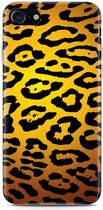iPhone 7 Hoesje Luipaard Goud Zwart - Designed by Cazy