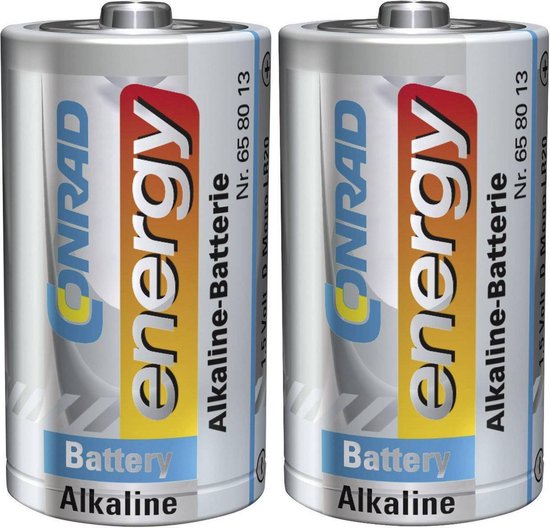 Bol Com Conrad Energy Lr D Battery Alkali Manganese 1 5 V 2 Pc S