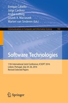 Communications in Computer and Information Science 743 - Software Technologies