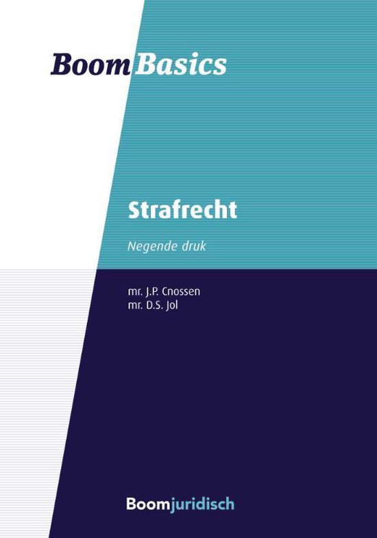 Boom Basics  -   Strafrecht - cover