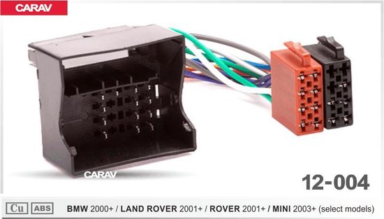 ansluitkabel stekker autoradio bmw / mini cooper quadlock 12-004 | bol.com