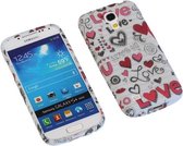 Love TPU back case cover cover voor Samsung Galaxy S4 Mini I9190