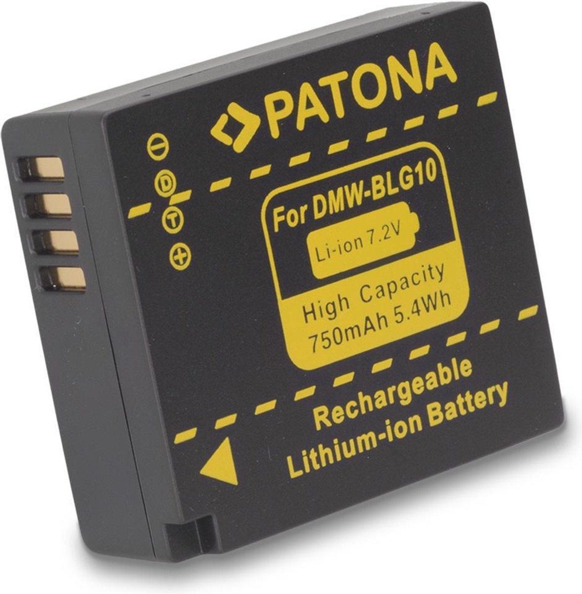 Patona batterij voor Panasonic DMC-GF6 DMW-BLG10 DMW-BLG10E CS-BLG10MC