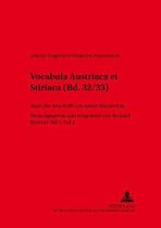 Vocabula Austriaca Et Stiriaca