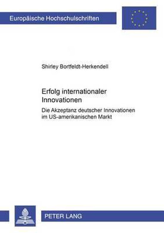 Europaeische Hochschulschriften / European University Studie ... - cover