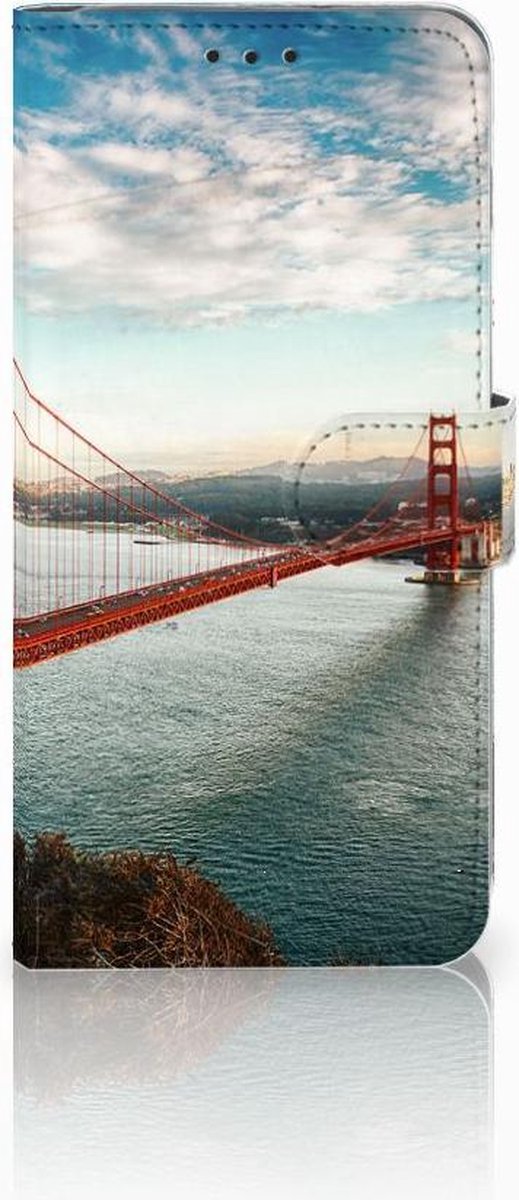 Samsung Galaxy S10 Plus Flip Cover Golden Gate Bridge