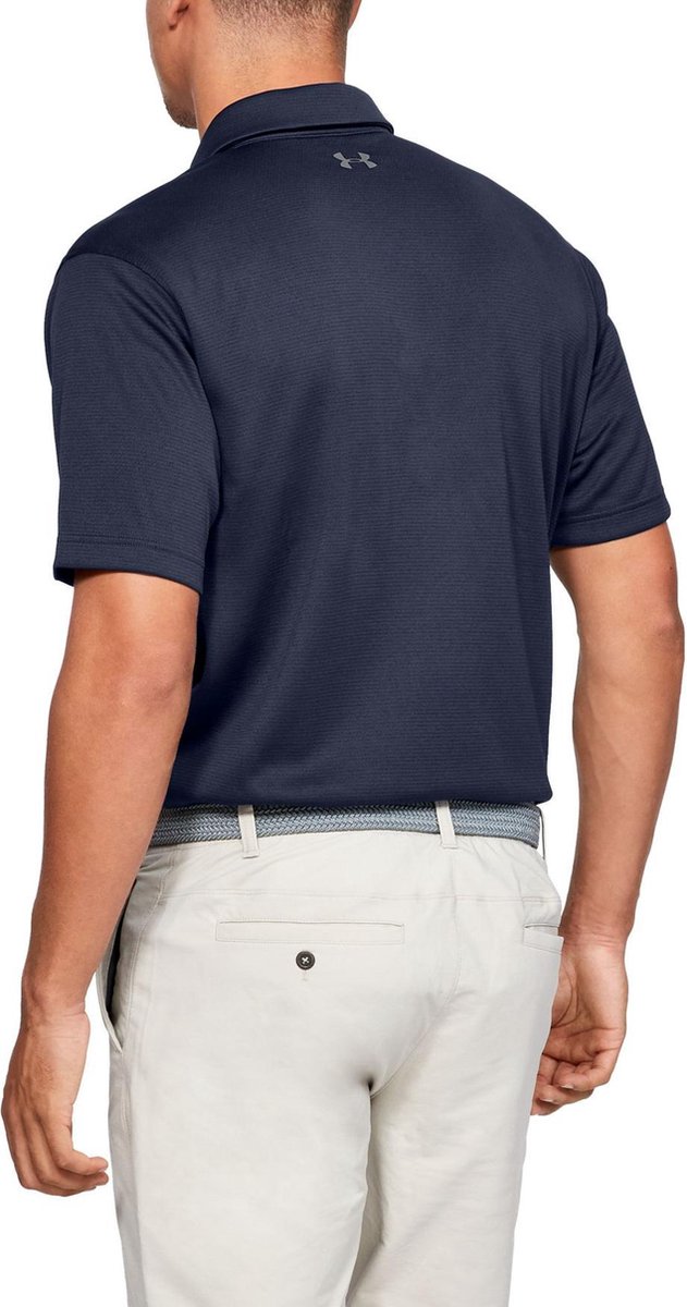 Under Armour Tech Polo Shirt Heren Sportpolo - Maat M  - Mannen - blauw — afbeelding 5