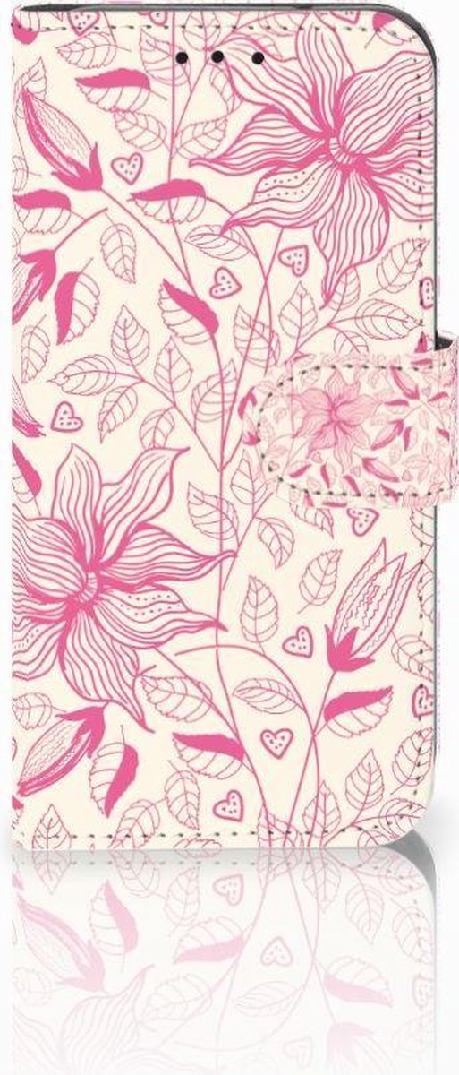 Samsung Galaxy S10e Hoesje Pink Flowers