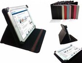 Hoes voor de 3q Rc7804f, Multi-stand Cover, Ideale Tablet Case, Zwart, merk i12Cover