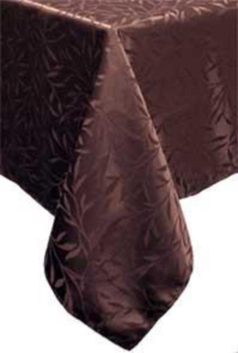 Tafelkleed Jaquard Damast Jada 140x250cm Bruin