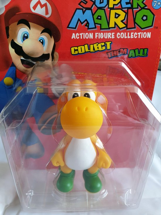 Super Mario action figure collection Yoshi geel
