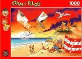 Stam & Pilou: Strand - Legpuzzel - 1000 Stukjes