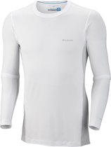 Columbia Coolest Cool Long Sleeve Shirt - heren - shirt - lange mouwen - wit