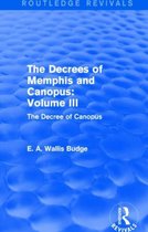 The Decrees of Memphis and Canopus