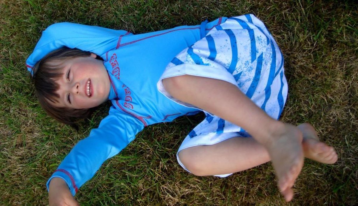 Ducksday - zwemshort - zwembroek - boardshort - jongen - UPF50+ - Stripe - 6 jaar — afbeelding 4