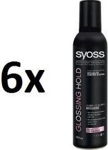 Syoss Mousse Glossing Hold 250 ml 6 stuks Voordeelverpakking