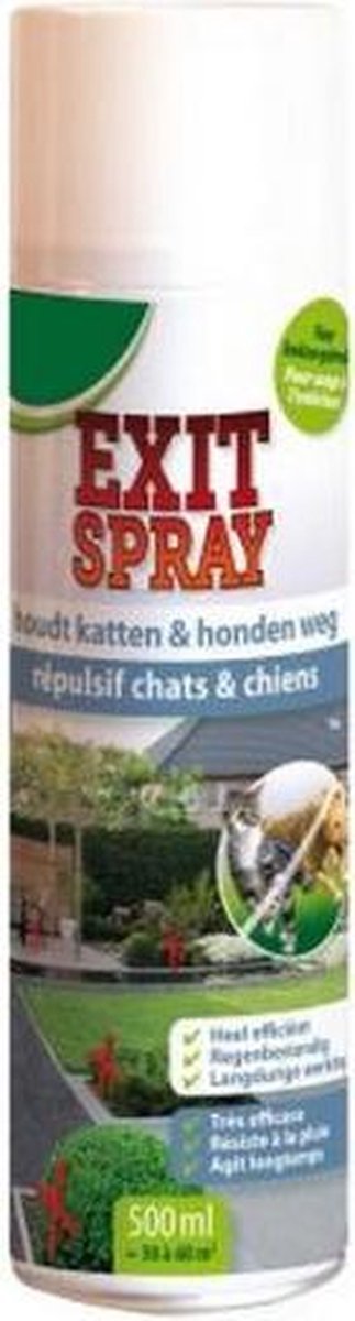 Exit spray tegen katten en honden