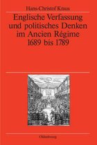 Ver�ffentlichungen Des Deutschen Historischen Instituts Lond- Englische Verfassung und politisches Denken im Ancien R�gime