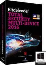 Bitdefender Total Security Multi-Device 2016 - Nederlands / Frans / 1 Jaar / 5 Apparaten