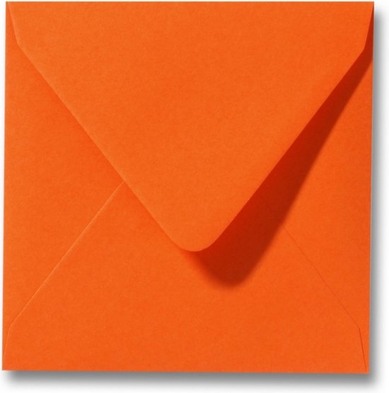 Enveloppe 16 x 16 Orange foncé, 60 pièces | bol