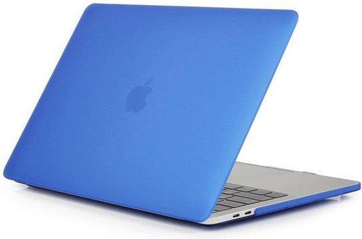 Macbook Case voor New Macbook PRO 13 inch met of zonder Touch Bar 2016/2017 - Laptop Cover - Matte Donker Blauw