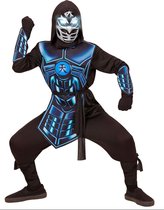 WIDMANN - Cyber ninja kostuum met licht en geluid voor kinderen - 158 (11-13 jaar)