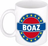 Boaz naam koffie mok / beker 300 ml  - namen mokken
