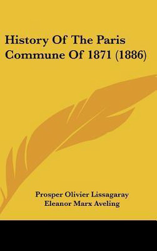 History of the Paris Commune of 1871 - cover