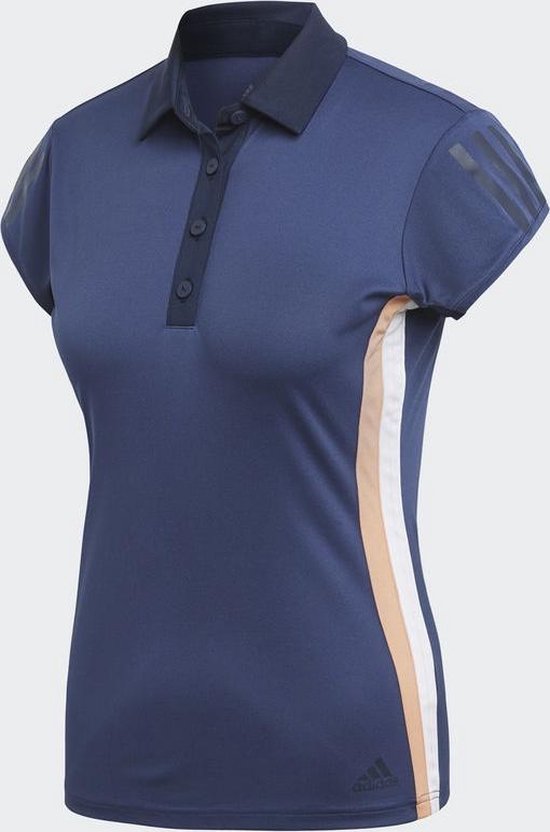 adidas Club 3 Stripes Tennis shirt Dames - Blue | bol.com