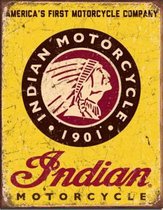 Indian motor first american wandbord reclamebord