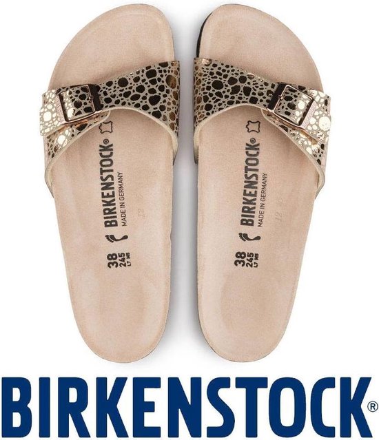 historisch toelage capsule Birkenstock Madrid Dames Slippers Small fit - Copper - Maat 38 | bol.com