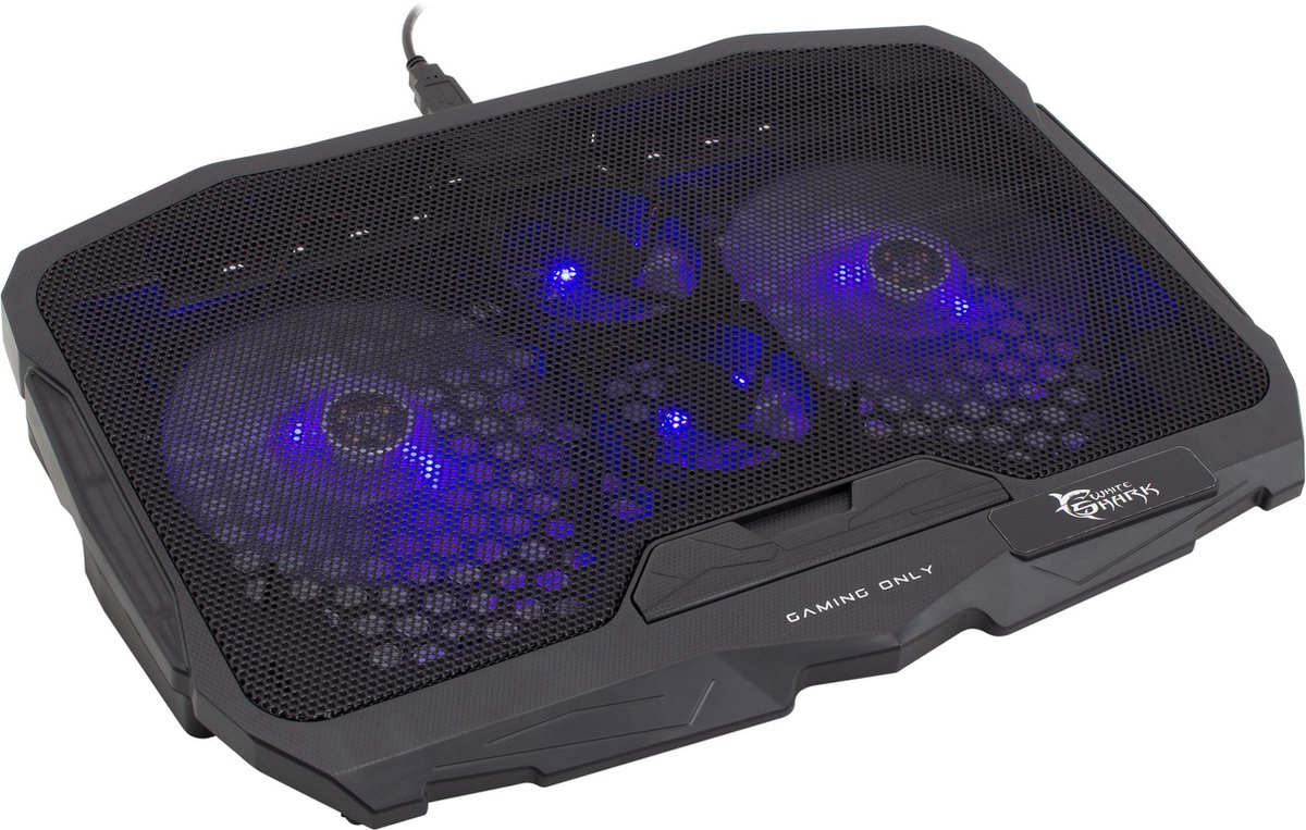 White Shark Ice Warrior Gaming Laptop Cooler - LED - tot 17.3 inch