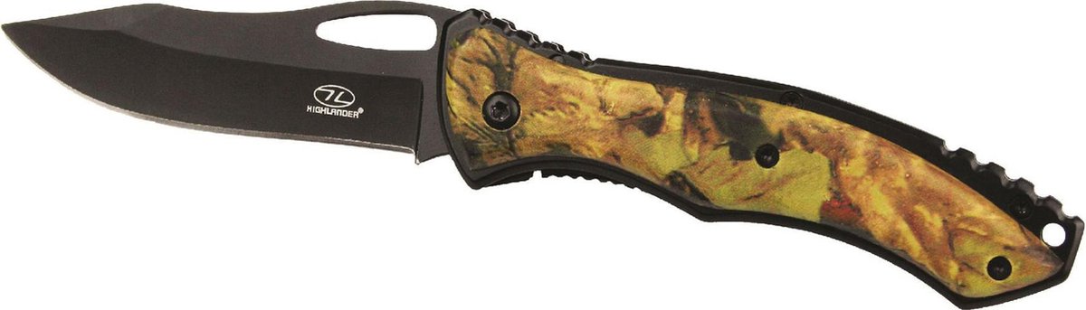 Highlander Eagle Camo Mes - Zwart