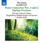 Davide Cabassi, Magdeburg Philharmonic Orchestra, Kimbo Ishii - Goetz: Piano Concertos Nos.1 And 2 Spring Overture (CD)