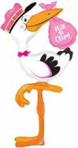 Special Delivery GIRL stork 150cm RETAIL