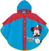 Perletti Regenponcho Mickey Circus Blauw/rood Maat 98/116