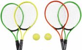 Tennisset 23" 2 rackets inclusief 1 tennisbal